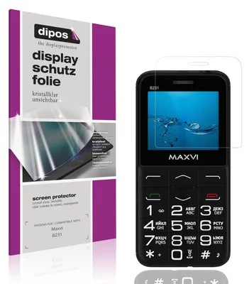 Produktbild von 4x Schutzfolie für Maxvi B231 klar Displayschutzfolie Folie Display Schutz dipos