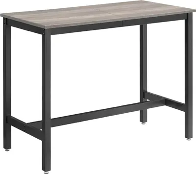 Produktbild von Hoppa! Vintage | Bartisch aus Metall | Schwarz/Braun - Metall