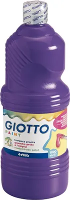 Produktbild von Giotto Tempera Violett 1000 ml Gebrauchsfertige Malfarbe Extra Qualität