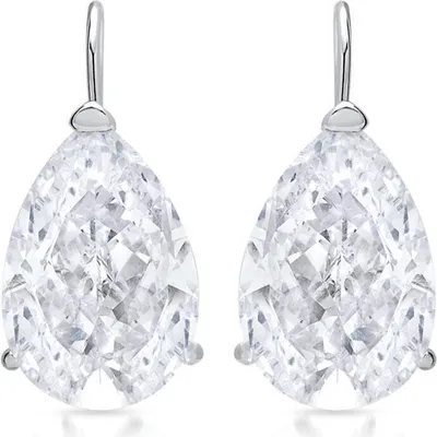 Produktbild von Silber Ohrhänger mit tropfenförmigem Zirkonia