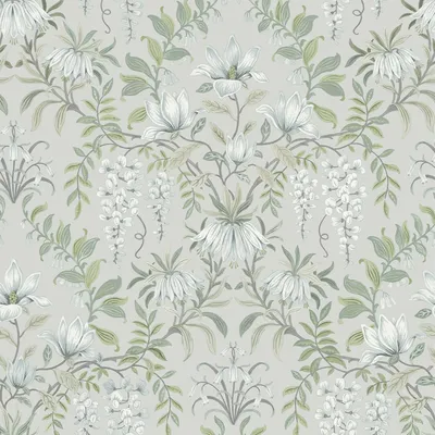 Produktbild von Vliestapete 113406 Laura Ashley Parterre Grün