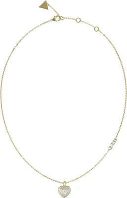 Produktbild von Damen Gold Guess Herz Halskette 48cm