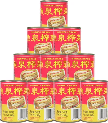 Produktbild von Szechuan Zhacai Eingelegter Senf geschnitten 10x340g