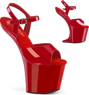 Produktbild von CRAZE-809 Damen Sandale von Pleaser, Rot  , EU 41, US 11