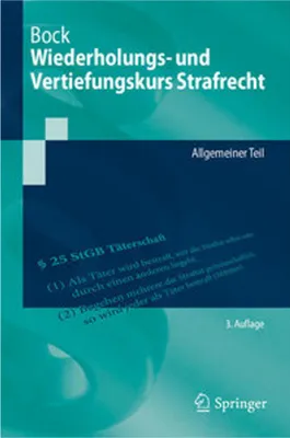 Obrázok produktu pre Wiederholungs- und Vertiefungskurs Strafrecht