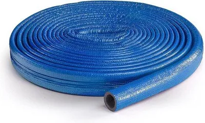 Obrázek produktu pro Izolační hadice 10 m, Ø 18 mm, 6 mm, modrá, z PE pěny, pro potrubí s topnou vodou