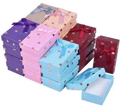 Zdjęcie produktu dla TRIXES Pudełka prezentowe eleganckie z kokardą na biżuterię