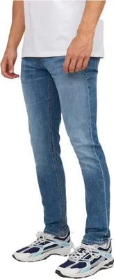 Produktbild von Jack & Jones 12157416, Blau, Jeans, Baumwolle, Elasthan, Polyester, Nicht bleichen, Natürliche Trocknung, Nicht chemisch reinigen