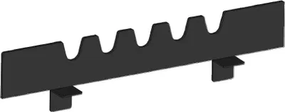 Produktbild von Kaminrost / Stehrost 400x60x4mm passend für Caminos Tripolis **