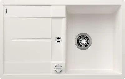 Produktbild von BLANCO METRA 45 S-F flächenbündige Spüle / SILGRANIT / weiß / reversibel / Excenter - inkl.