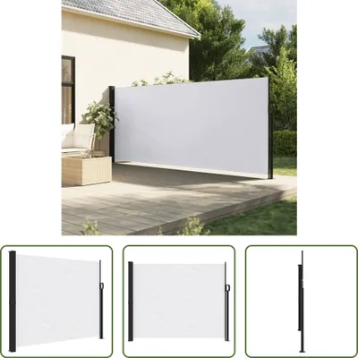 Immagine prodotto di The Living Store Tenda laterale estensibile bianca 160x600 cm