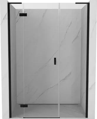 Obrázek produktu pro Mexen Mist-H L sprchové dveře otočné levé 160 cm, transparentní, černé - 8A5L-160-001-70-00-L