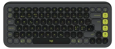 Obrázok produktu pre Logitech 920-013273, Mini, Bezdrôtový, Bluetooth, Nožnicový spínač, QWERTY, Grafit
