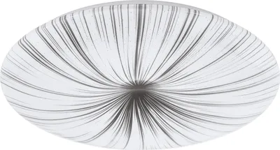 Immagine prodotto di Eglo luci Plafoniera diametro 51 cm argento bianco plastica acciaio