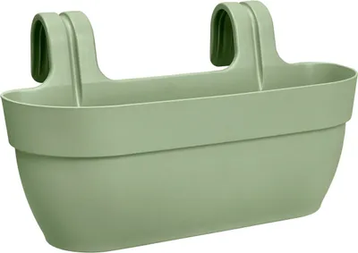 Produktbild von elho® Vibia campana easy Pflanzgefäß L Pistaziengrün zum Einhängen - Kunststoff