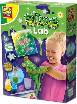 Produktbild von Leuchtendes Schleimlabor – Experimentier-Set für Kinder, das im Dunkeln leuchtet