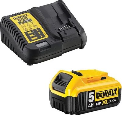 Image de Pack énergie 18V XR Li-Ion (1x 5.0 ah) avec chargeur rapide - DEWALT DCB184_DCB115