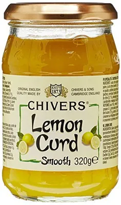 A jar of Chivers Lemon Curd.