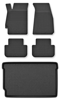 Immagine prodotto di Tappetini a vasca + bagagliaio per Renault Megane II 2002-2008 hatchback 5 pezzi
