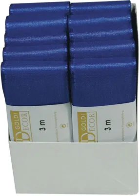 Imagen del producto de Goldina® 1445040351003, cinta adhesiva básica para tapicería, 40 mm x 3 m, color azul