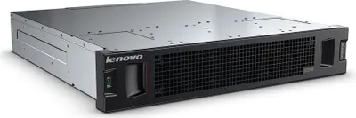 Produktbild von Lenovo S2200 SFF, Festplatte, Serial Attached SCSI (SAS), 2.5 Zoll, 1, 5, 6, 10, Rack (2U), Schwarz