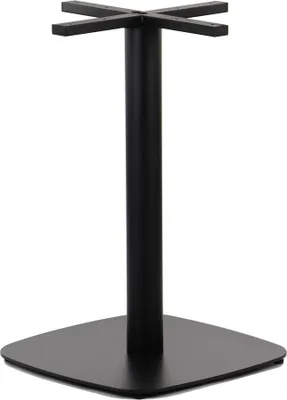 Zdjęcie produktu dla Metalowa podstawa stołu SH-3050-3, do biura, hotelu, restauracji, wymiary 50x50x73 cm, kolor czarny