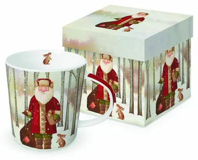Produktbild von PPD Santa and Rabbit Trend Mug, in Geschenkbox, Tasse , Becher, New Bone China, 400 ml, 360303393