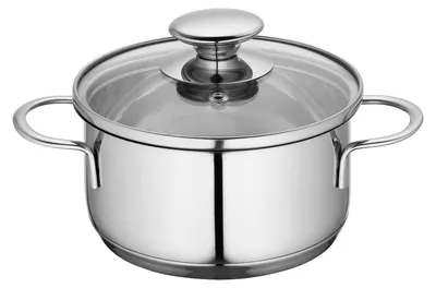 Produktbild von Edelstahl Topf mit Glasdeckel 1000 ml