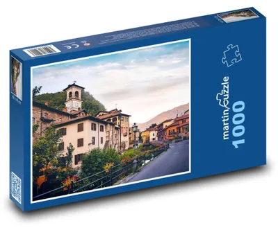 Zdjęcie produktu dla Puzzle 1000 Widok na Włoskie Garessio - martinpuzzle
