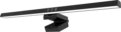 Image de Barre lumineuse pour écran d'ordinateur Réduire la fatigue oculaire Contrôle tactile Lampe d'écran d'ordinateur LED 60min Timing Noir