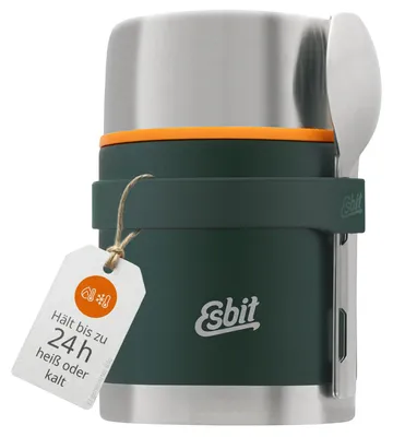 Productafbeelding van Esbit Classic Food Jug met bestek, voedselcontainer, 0,75 liter, groen