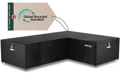 Produktbild von Gartenmöbel Abdeckung L-Form 270x215x71 cm wasserdicht Techniktextil