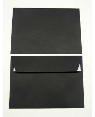 Produktbild von Briefumschläge C6 120g/qm haftklebend VE=100 Stück schwarz