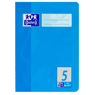 Produktbild von Oxford 100050368, Blau, A5, 90 g/m²