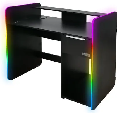Image de Electra Desk - Noir Avec Led Noir