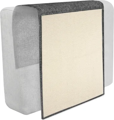 Produktbild von Navaris Katzen Kratzmatte Kratzschutz Sofa - Sisal Kratzteppich 130 x 45 cm für Katze - Couch Katzenkratzmatte - auch für Hunde geeignet