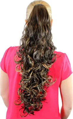 Produktbild von WIG ME UP Haarteil, Braun-Mix, Rotbraun, lockig, JL-3113-6HLM033