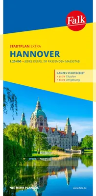 Produktbild von Falk Stadtplan Extra Hannover 1:20.000