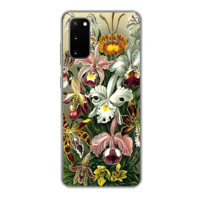 Produktbild von MuchoWow® Handyhülle Schutzhülle Hülle für Samsung Galaxy S20 Orchidee - Haeckel - Kunst Silikon Softcase Handy Hülle - Bild