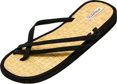 Produktbild von Zimt-Slipper Nawemo "Banded", Größe 38-39