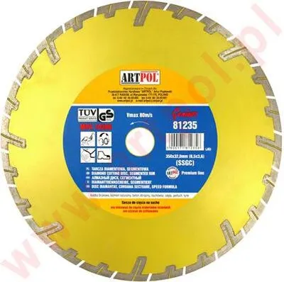 Productafbeelding van DIAMANTZAAGSCHIJF 230 x 22,2 mm, GESCHEDULEERD. SNIJDT SNEL EN DIEP / AR