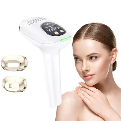 Obrázek produktu pro Přístroj na odstranění chloupků technologií IPL s chlazení ledem, 999 999 pulzů, 3 ošetřovací režimy (HR/SC/RA), 9 úrovní intenzity, bezbolestný
