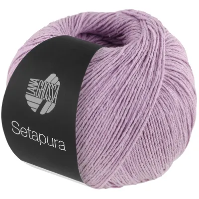 Produktbild von Lana Grossa SETAPURA 50 g angenehm weiches, mattes Seidengarn 200 m, Farbe:006 - Fliederlila
