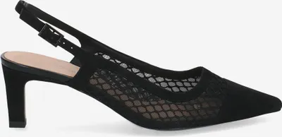 Produktbild von Peter Kaiser 79607 019, Peeptoes & Slingpumps in Schwarz für Damen, Größe 37