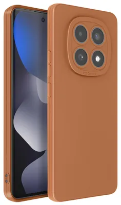 Zdjęcie produktu dla Avizar, silikonowe etui z wzmocnieniem chroniącym aparat do Redmi Note 15, brązowe