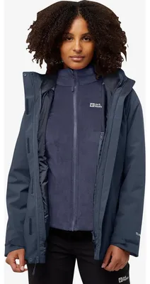 Produktbild von Jack Wolfskin Damen Winterjacke Rotwand 3IN1 Jacket W Blau S