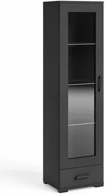 Produktbild von Vitrine 50 cm Futura F7 schwarz