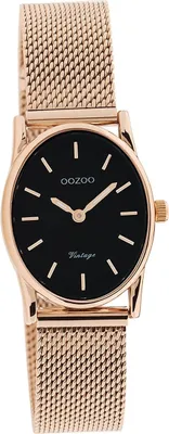 Produktbild von Oozoo Metall Mesh Damen Uhr Analog Quarzuhr Armband rosegold Vintage Series D2UOC20260