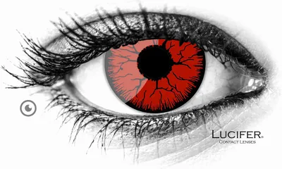 Obrázok produktu pre Lucifer® Corpse Bride farebné nedioptrické kontaktné šošovky