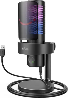 Image de FIFINE A9 Gaming Microphone pour le streaming Podcast Studio, noir
